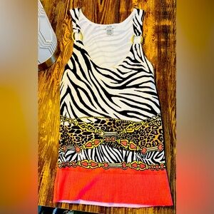 Cache Tank Top with Gold Hardware